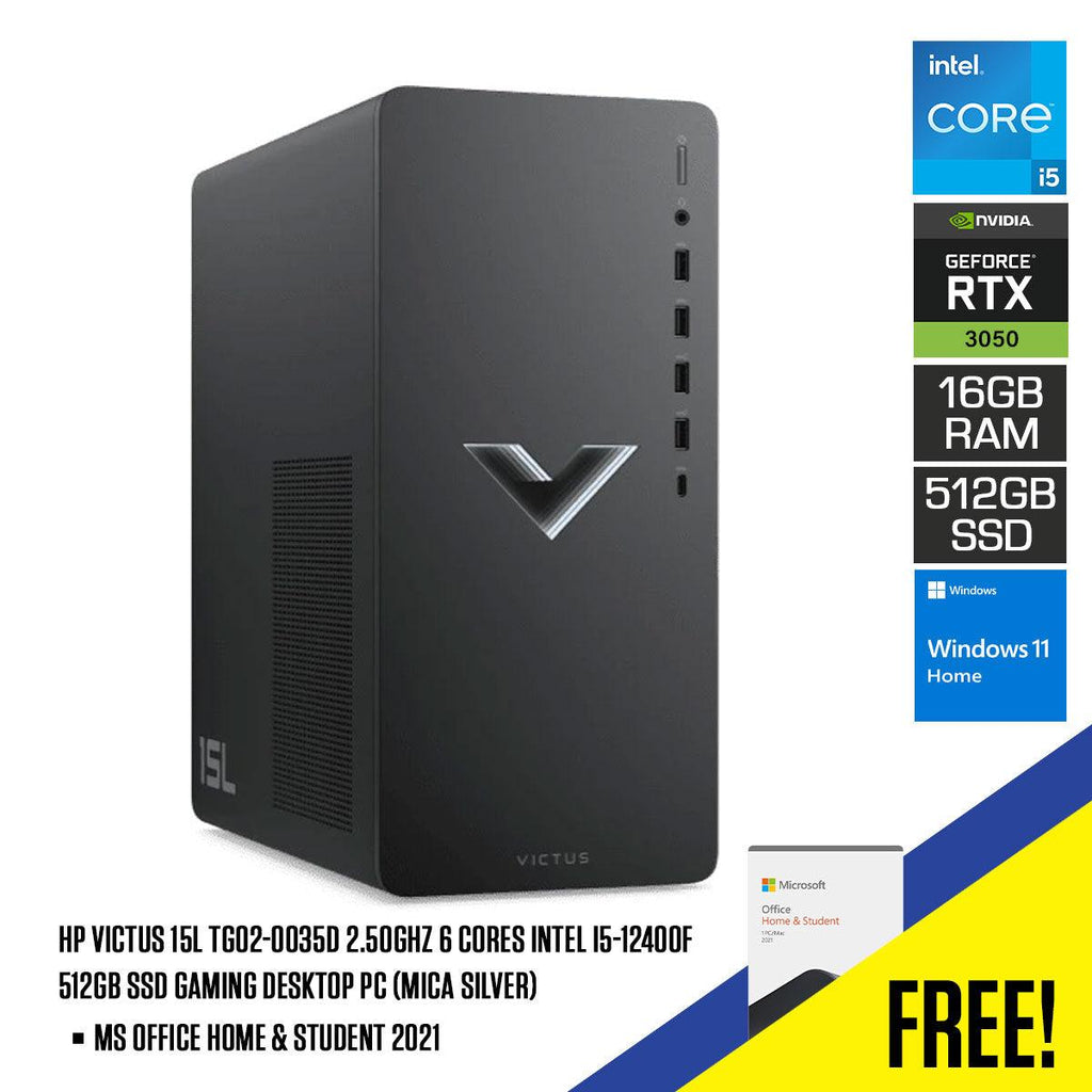 Victus by HP 15L Gaming Desktop i5-12400F RTX 3050 16GB RAM 512GB SSD