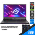 Asus ROG Strix G17 G713RC-HX073W Gaming Laptop (Eclipse Gray) | 17” FHD (1920x1080) | Ryzen 7 6800H | 8GB RAM | 1TB SSD | RTX 3050 | Windows 11 Home | ROG Backpack