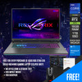 Asus ROG Strix G18 G814JI-N6144WS Gaming Laptop (Eclipse Grey) | 18" QHD+ 240Hz WQXGA (2560x1600) | i9-13980HX | 16GB RAM | 1TB SSD | RTX™ 4070 | Windows 11 Home | ROG Impact Mouse | ROG Backpack | Microsoft Office