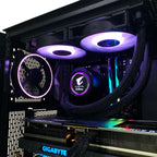 Ultra Razer Tomahawk gaming desktop in a black mid-tower case with green Razer logo, visible RGB fans, GeForce RTX 4080, 32GB RAM, 1TB SSD, 1TB HDD, and Windows 11 Home callouts