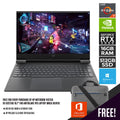 HP NOTEBOOK VICTUS 16-E0217AX 16.1" FHD ANTIGLARE IPS LAPTOP (MICA SILVER) | 16.1" FHD | RYZEN 7 5800H | 16GB DDR4 | 512GB SSD | RTX 3050 | WIN11 + MS OFFICE HOME & STUDENT HP PRELUDE TOPLOAD BAG