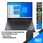 LENOVO Yoga Slim 7 Pro 14ACH5 OD 82NK002WPH (Slate Grey) | 14” Oled | Ryzen 7 5800HS | 16GB LPDDR4 | 1TB SSD | MX450 | Win11 | MS Office Home & Student 2021 | Lenovo Casual Backpack B210