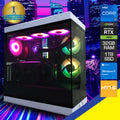 Optima Y40 Gaming PC front view showcasing Intel Core i7 13700F and RTX 3080