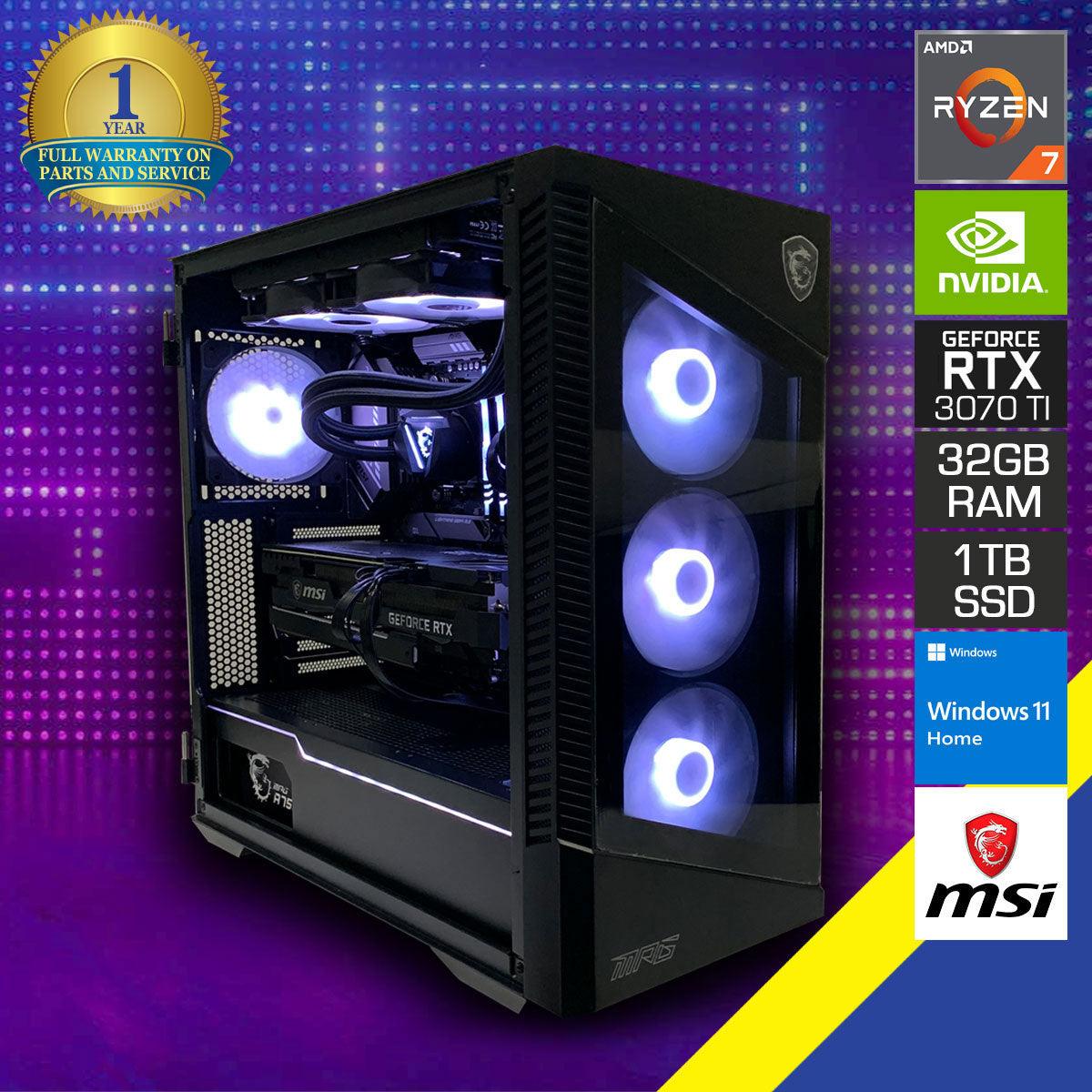 MPG V100R Gaming PC – Ryzen 7 5700X, RTX 3070 Ti