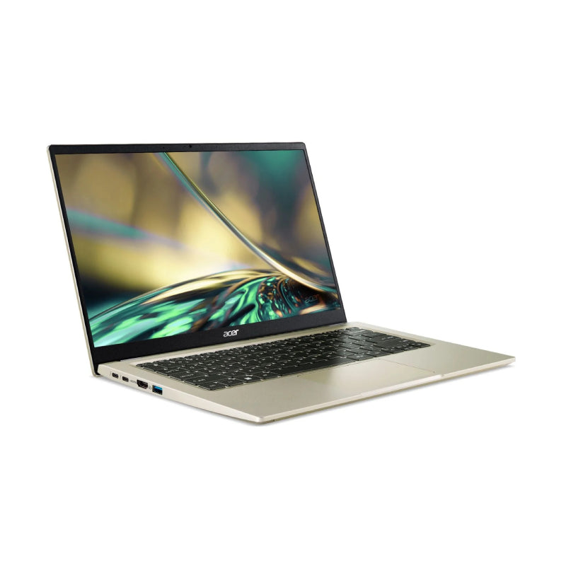 Acer Swift Go 14 SFG14-71-732F Laptop (Sunshine Gold) | 14" Oled  2880 x 1800 | i7-13700H | 16GB RAM | 512GB SSD | Intel Iris Xe Graphics | Windows 11 Home | MS Office Home & Office 2021 | Acer Entry Run Rate Backpack E-1620-P