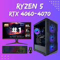 AX61 Elite Prebuilt Gaming PC Bundle — Ryzen 5 5500, RTX 4060 / 4070, Windows 11