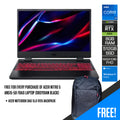 Nitro 5 i7-12700H, RTX 3060, 8GB RAM, 512GB SSD + VX15 Backpack