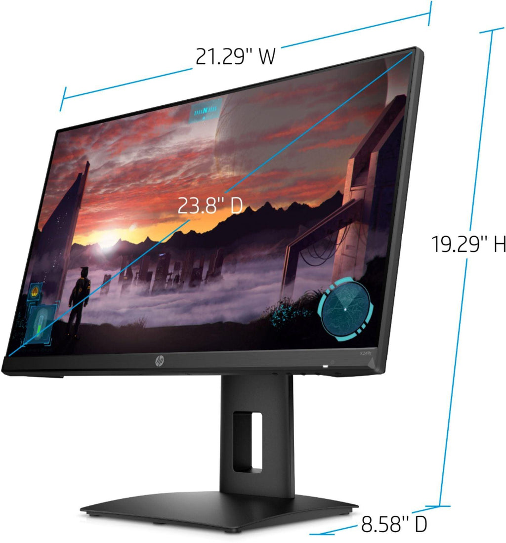 HP Victus 15L Gaming Desktop PC + 23.8" X24IH Monitor