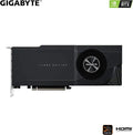 Gigabyte RTX 3090 Turbo graphics card front view showcasing turbo fan and heatsink design