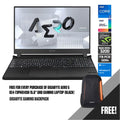 Gigabyte AERO 5 XE4-73PH614SH Gaming Laptop (Black) | 15.6" UHD | i7-12700H | 16GB DDR4 | 1 TB SSD | RTX™ 3070 Ti | Windows 11 Home + Gigabyte Backpack
