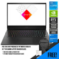 HP Omen 16-K0051TX Gaming Laptop (Shadow Black) | 16.1" FHD |  i5-12500H | 16GB RAM | 512GB SSD | RTX 3060 | Windows 11 Home | MS Office Home & Student 2021 | HP Omen Transceptor 15” Backpack (Black)
