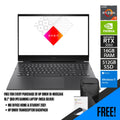 HP Omen 16-N0053AX Gaming Laptop (Mica Silver) | 16.1" QHD | Ryzen 7 6800H | 16 GB RAM | 512 GB SSD | RTX 3060 | Windows 11 Home | MS Office Home & Student 2021 | HP Omen Transceptor 15”  Backpack (Black)