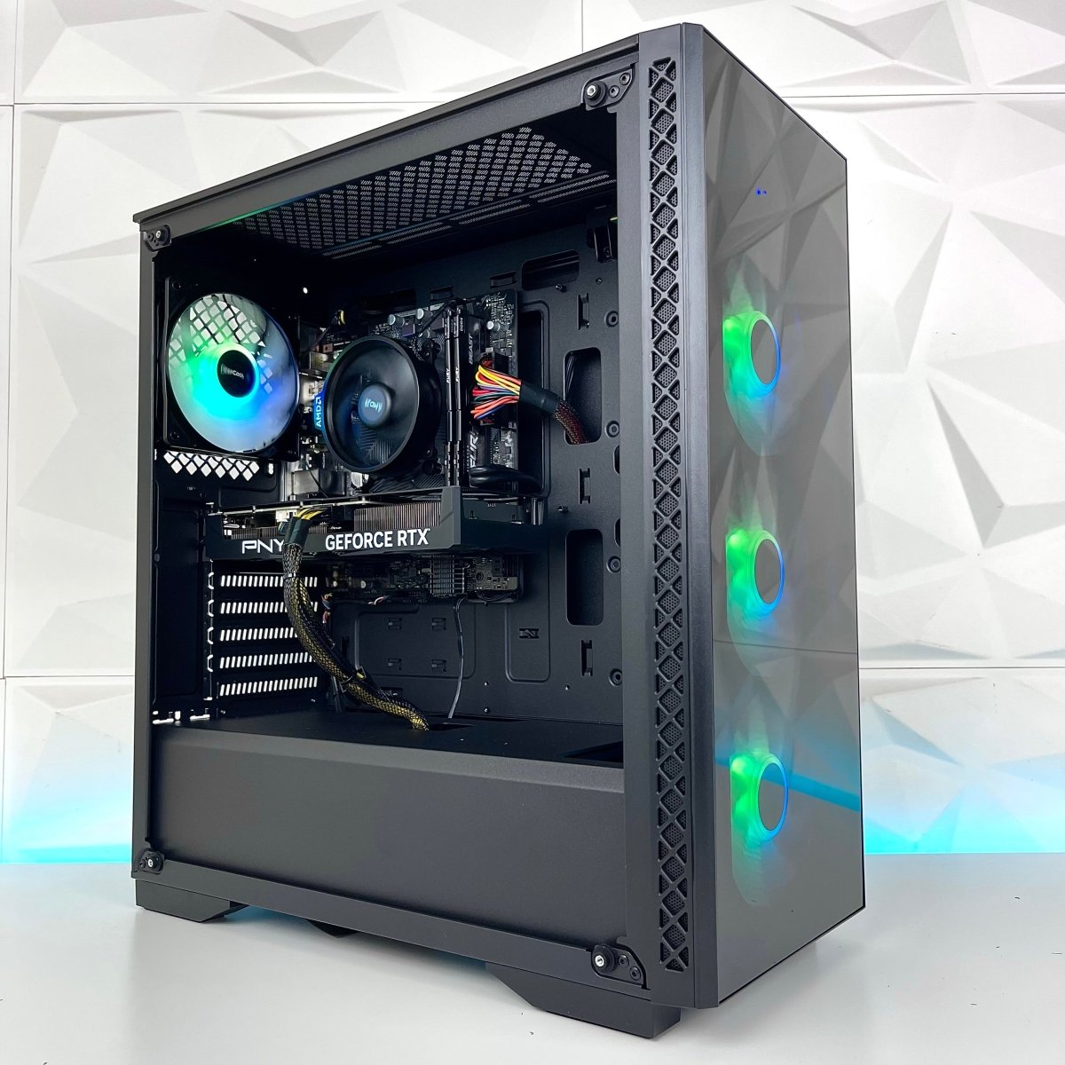 IGaming Ryzen 5 | RTX 4060 Ti / 4070 Super Prebuilt Gaming PC | Darkfire Vortex