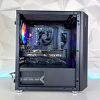 Gaming PC Ryzen 5 5600 with black Dark Phantom NX200M chassis and RTX 4070 Super graphics card shown