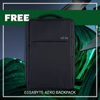 GIGABYTE AERO 15 OLED XD-73S1644GH GAMING LAPTOP (BLACK) | 15.6” UHD | i7-11800H | 16GB DDR4 | 1TB SSD | RTX™ 3070P | WIN11 + GIGABYTE AERO G2 BACKPACK