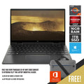 HP ENVY X360 CONVERT 13-AY1001AU LAPTOP (NIGHTFALL BLACK) | 13.3" FHD | RYZEN  7 5800U| 16GB RAM DDR4 | 1TB SSD | RADEON™ GRAPHICS | WIN11 + MS OFFICE HOME & STUDENT HP PRELUDE TOPLOAD BAG