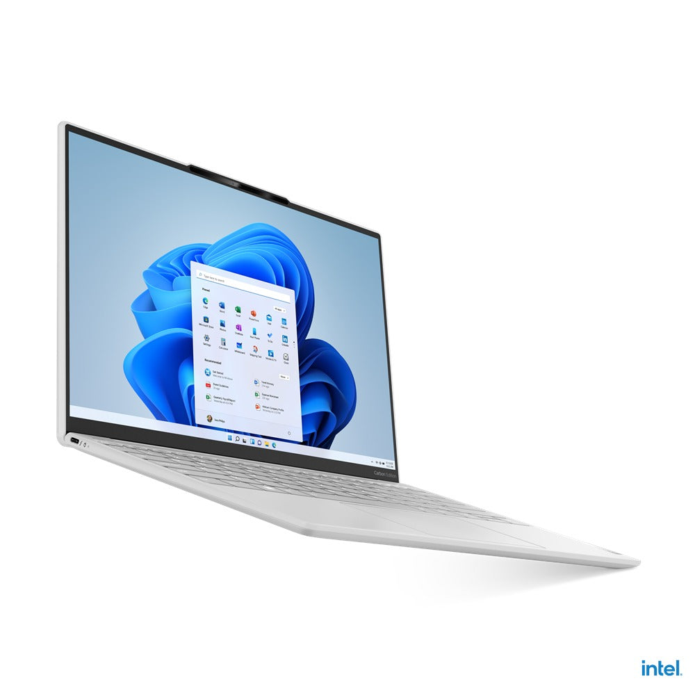 Lenovo Yoga Slim 7 Carbon 13IRP8 83AY002NPH Laptop (Moon White) | 13.3″ 2.5K (2560x1600) | i7 1360P | 16GB RAM | 1TB SSD | Intel Iris Xe Graphics | Windows 11 Home | MS Office Home & Student 2021 |  Yoga Sleeve