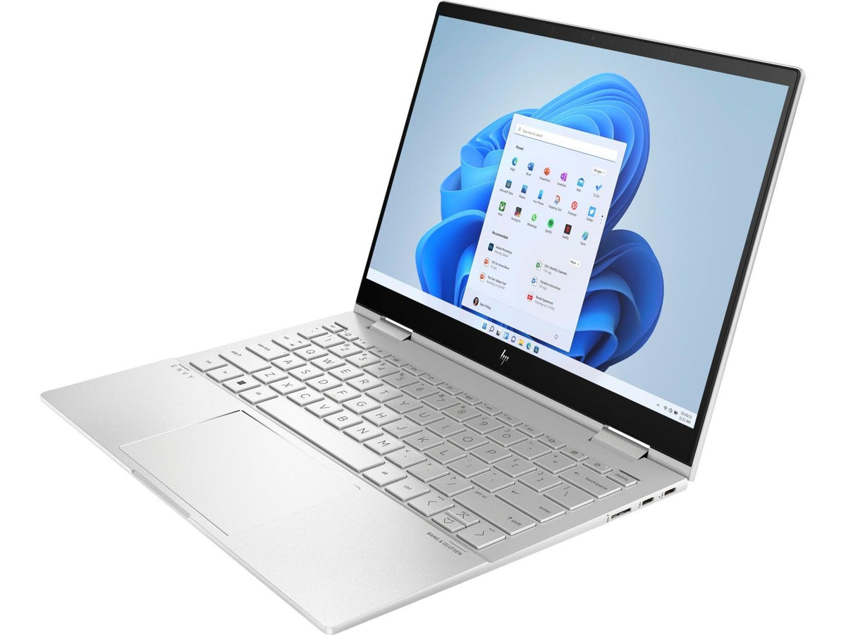 HP Envy X360 13-BF0108TU 2-In-1 Laptop (Natural Silver) | 13.3”  WUXGA | i5-1230U | 16 GB RAM | 512 GB SSD | Intel Iris Xe | Windows 11 |  MS Office H&S 2021 | Stylus Pen | HP Prelude 15.6”  Topload Bag