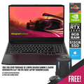 LENOVO IDEAPAD GAMING 3 15ACH6 82K20037PH 165HZ LAPTOP (SHADOW BLACK) | 15.6" FHD | RYZEN 7 5800H | 8GB DDR4 | 512GB SSD | RTX3060 | WIN11 + M100 RGB GAMING MOUSE + LENOVO IDEAPAD BACKPACK