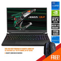 GIGABYTE AORUS 15P XD-73S1224GO Gaming Laptop (Black) | 15.6" FHD | i7-11800H | 16GB DDR4 | 1TB SSD | RTX™ 3070 | WIN10 GIGABYTE AORUS G2 Backpack (Black)