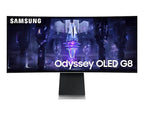 Samsung Odyssey OLED G8 LS34BG850SEXXP 34-INCH 0.1MS 175HZ Ultra WQHD Smart Curved Gaming Monitor (Silver)