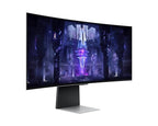 Samsung Odyssey OLED G8 LS34BG850SEXXP 34-INCH 0.1MS 175HZ Ultra WQHD Smart Curved Gaming Monitor (Silver)