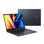 Asus Vivobook S 14 Flip TP3402ZA-LZ353WS Laptop (Quiet Blue) | 14" (1920x1200) | i7-12700H | 16GB RAM | 1TB SSD | Intel Iris Xe Graphics | Windows 11 Home | MS Office Home & Student 2021 | Asus BP1504 Casual Backpack