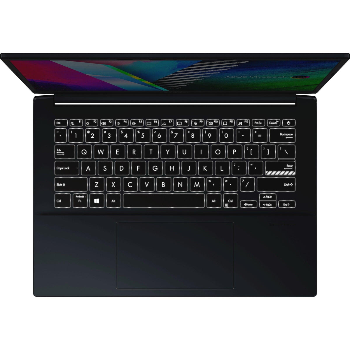 ASUS Vivobook Pro 14 OLED M3401QC-KM070WS Laptop (Quiet Blue) | 14" OLED |  RTX™ 3050 | Windows 11 Home | MS Office Home & Student 2021 | ASUS BP1504 Casual Backpack