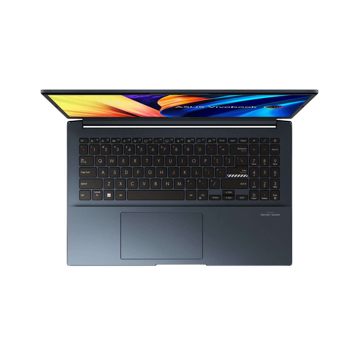 Asus Vivobook Pro 15 OLED M6500QE-MA013WS Laptop (Quiet Blue) | 15.6" 2.8K | Ryzen™ 7 5800H | 16GB DDR4 | 512 GB SSD | RTX™ 3050 Ti | Windows 11 Home | MS Office Home & Student 2021 | ASUS BP1504 Casual Backpack