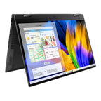 Asus Zenbook 14 Flip OLED UN5401RA-KU095WS Laptop (Jade Black) | 14" 4K (3840 x 2400) OLED | Ryzen™ 9 6900HX | 16GB LPDDR5 RAM | 512GB SSD | AMD Radeon™ Graphics | Windows 11 Home | MS Office Home & Student 2021 | Asus Sleeve