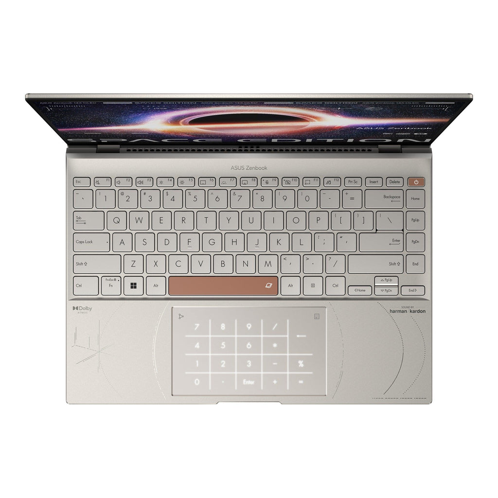 ASUS Zenbook 14X Space Edition UX5401ZAS-KN072WS Convertible Laptop (Zero-g Titanium) | 14”  2.8K Oled | i5-12500H | 16GB LPDDR5 | 512 GB SSD | Iris Xᵉ Graphics | Windows 11 Home | MS Office H&S 2021 | ASUS BP1504 Backpack