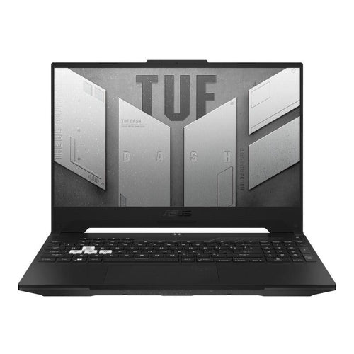 ASUS TUF Dash F15 FX517ZE-HN086W 15.6-inch gaming laptop in Off Black with included black TUF Gaming Backpack