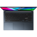 ASUS VIVOBOOK PRO 15 OLED M3500QC-L1080TS LAPTOP (QUIET BLUE) | 15.6" FHD | RYZEN 5 5600H | 16Gb DDR4 | 512GB SSD | RTX 3050 | WIN10 + MS OFFICE HOME & STUDENT 2019 + ASUS NEREUS BACKPACK (BLACK)