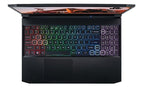 Rear view of Nitro 5 AN515-45-R77J gaming laptop with vent design and logo branding visible